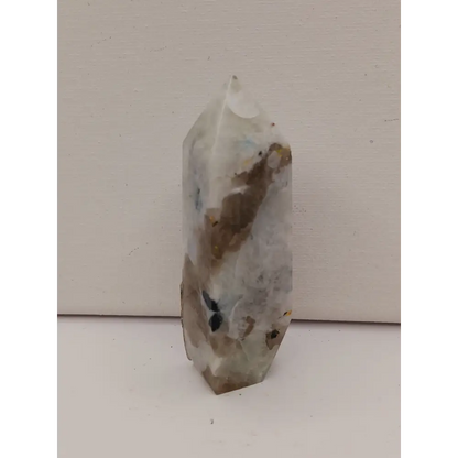 🌈🌙 Rainbow Moonstone Tower – Intuition Balance and Divine Feminine ✨ - 6 - 3’’ - Towers