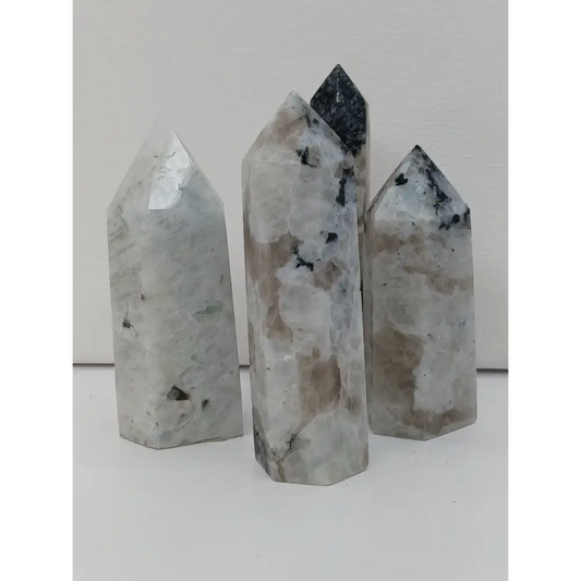 🌈🌙 Rainbow Moonstone Tower – Intuition Balance and Divine Feminine ✨ - Towers