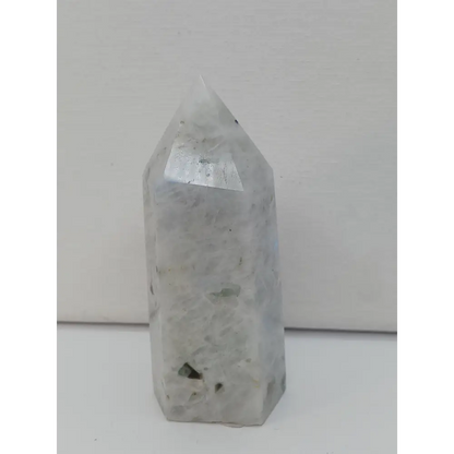 🌈🌙 Rainbow Moonstone Tower – Intuition Balance and Divine Feminine ✨ - 4 - 3.5’’ - Towers