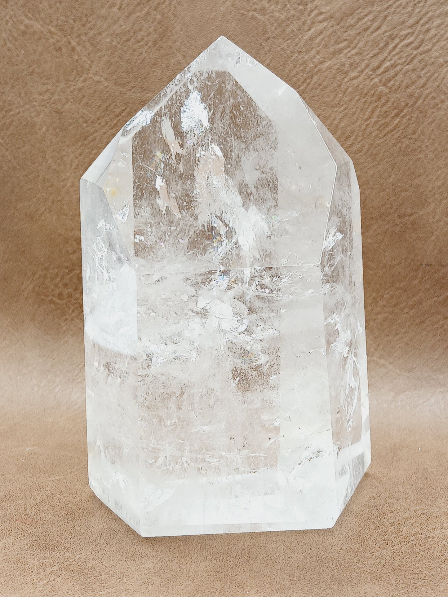 🌈✨ Rainbow Quartz Tower – Joy Clarity and Magical Light 🤍 - 11 - 4’’ - Towers