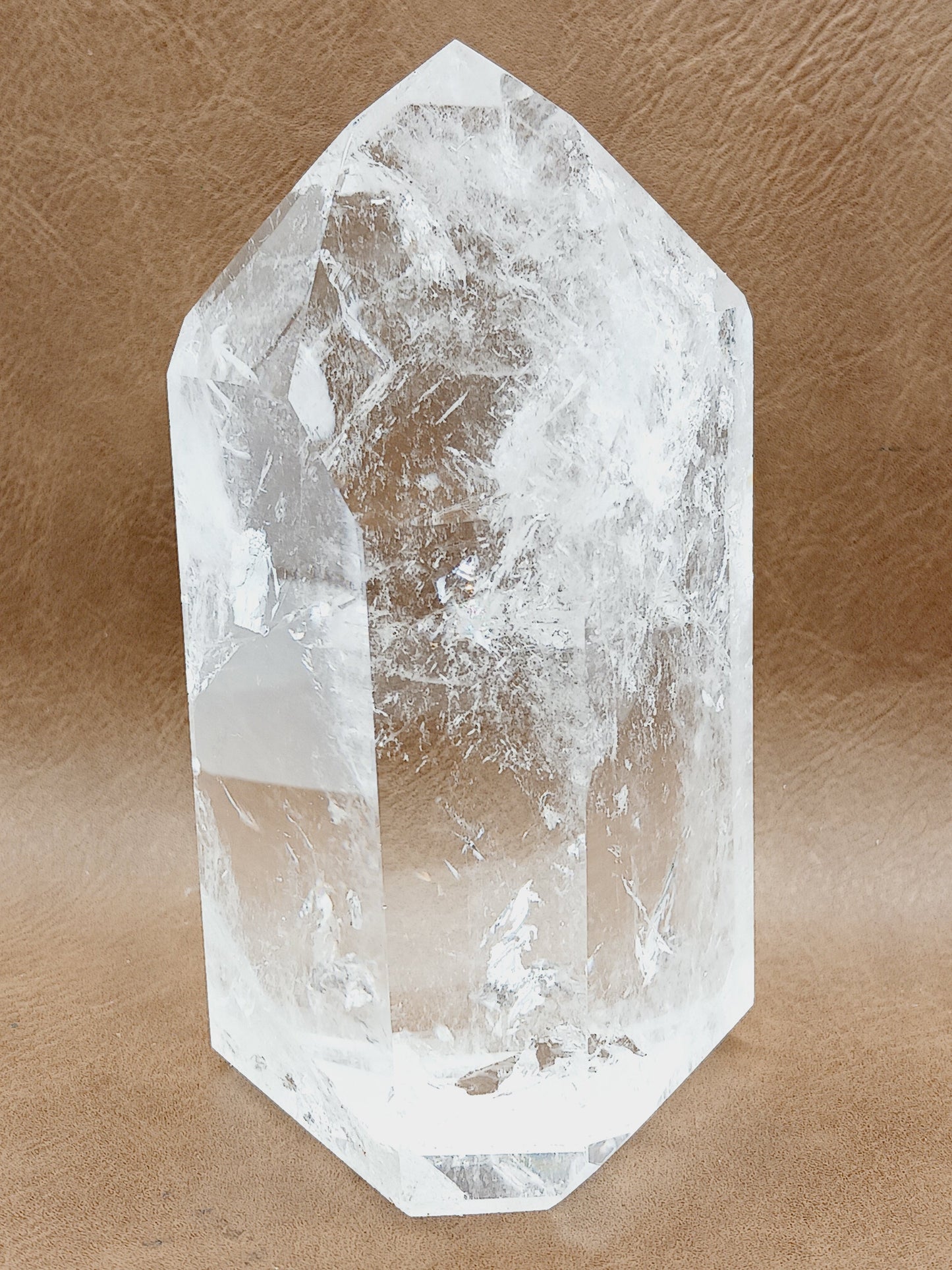 🌈✨ Rainbow Quartz Tower – Joy Clarity and Magical Light 🤍 - 15 - 4.75’’ - Towers