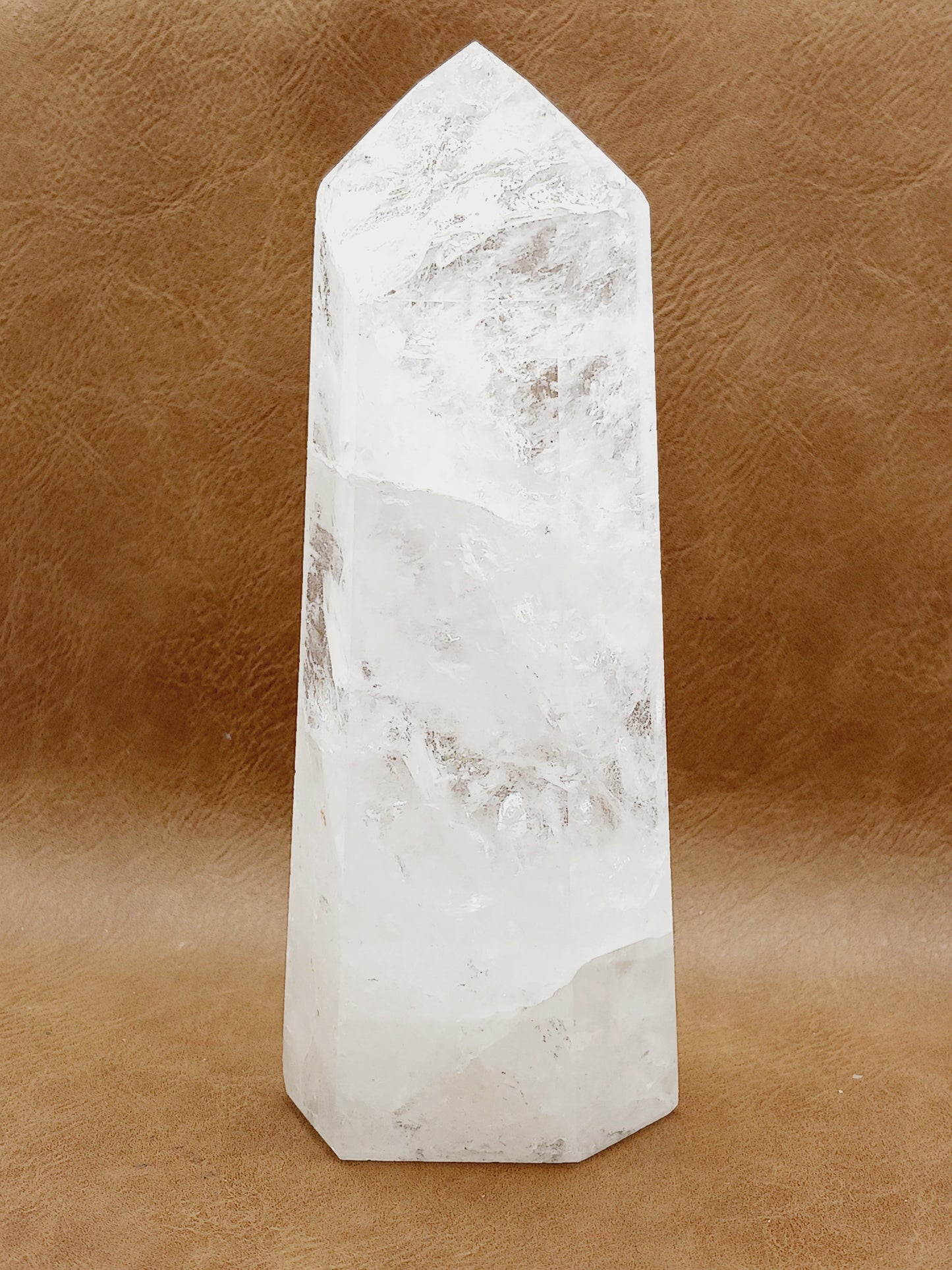 🌈✨ Rainbow Quartz Tower – Joy Clarity and Magical Light 🤍 - 16 - 6.5’’ - Towers