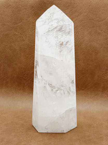 🌈✨ Rainbow Quartz Tower – Joy Clarity and Magical Light 🤍 - 16 - 6.5’’ - Towers