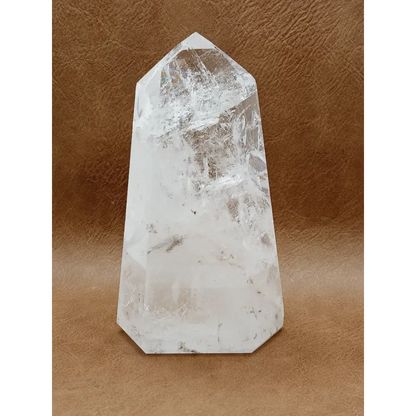 🌈✨ Rainbow Quartz Tower – Joy Clarity and Magical Light 🤍 - 17 - 4.5’’ - Towers