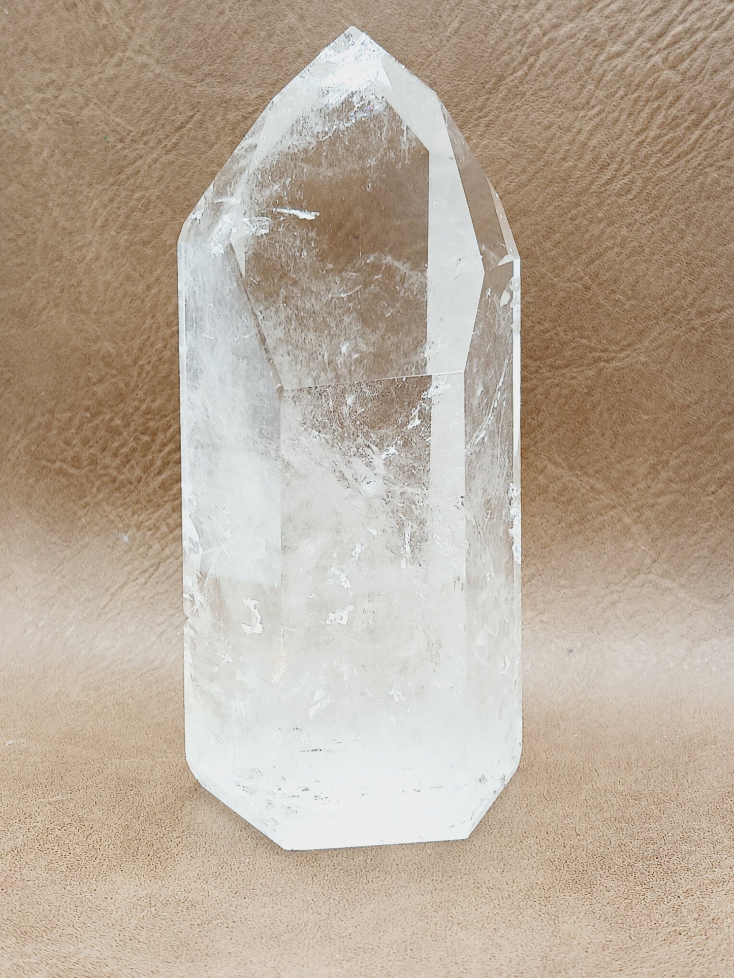 🌈✨ Rainbow Quartz Tower – Joy Clarity and Magical Light 🤍 - 9 - 3.75’’ - Towers