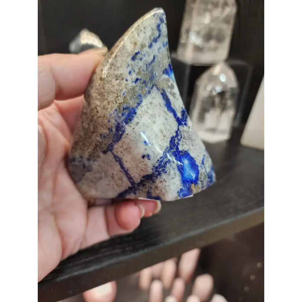 🔷✨ RARE Afghanite Freeform – Rare & Enlightening Crystal Sculpture! 🌟 - Free Forms