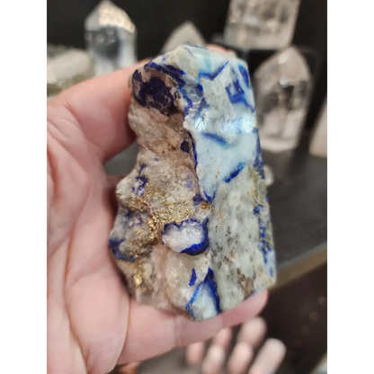 🔷✨ RARE Afghanite Freeform – Rare & Enlightening Crystal Sculpture! 🌟 - Free Forms