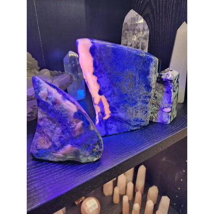 🔷✨ RARE Afghanite Freeform – Rare & Enlightening Crystal Sculpture! 🌟 - Free Forms