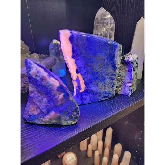 🔷✨ RARE Afghanite Freeform – Rare & Enlightening Crystal Sculpture! 🌟 - Free Forms