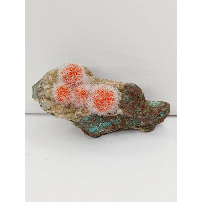 🌟 Rare Moroccan Orange Magnesite & Quartz Zeolite Specimen 🌄 - 3 - 4.25’’ - Specimens