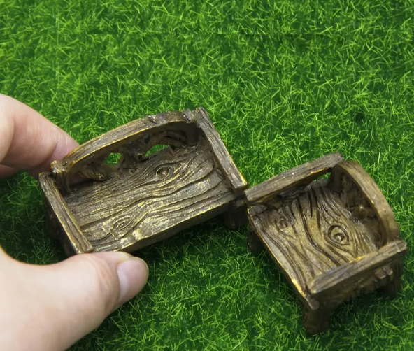 Rattan Resin Chairs for Fairy Gardens - Fairy Gardens