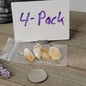 Raw Heat Treated Citrine For Grid-Working - 4-Pack - Grid Working