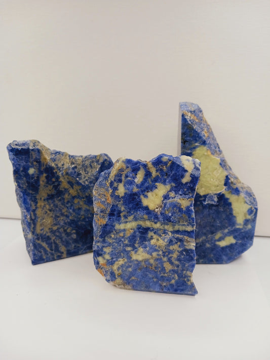 🔷✨ Raw Sodalite Freeform – Intuition Insight and Calming Energy 🌌 - Free Forms