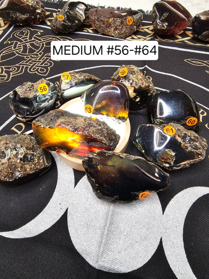 🔥 Red Amber from Sumatra - 1’’ to 1.5’’ Chunks ✨ - Specimens