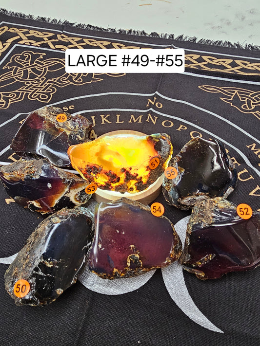 🔥 Red Amber from Sumatra - 1’’ to 1.5’’ Chunks ✨ - Specimens