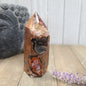 VERY RARE Red Fox Tail Crater Agate Points - 5 - Towers