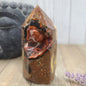 VERY RARE Red Fox Tail Crater Agate Points - 10 - Towers