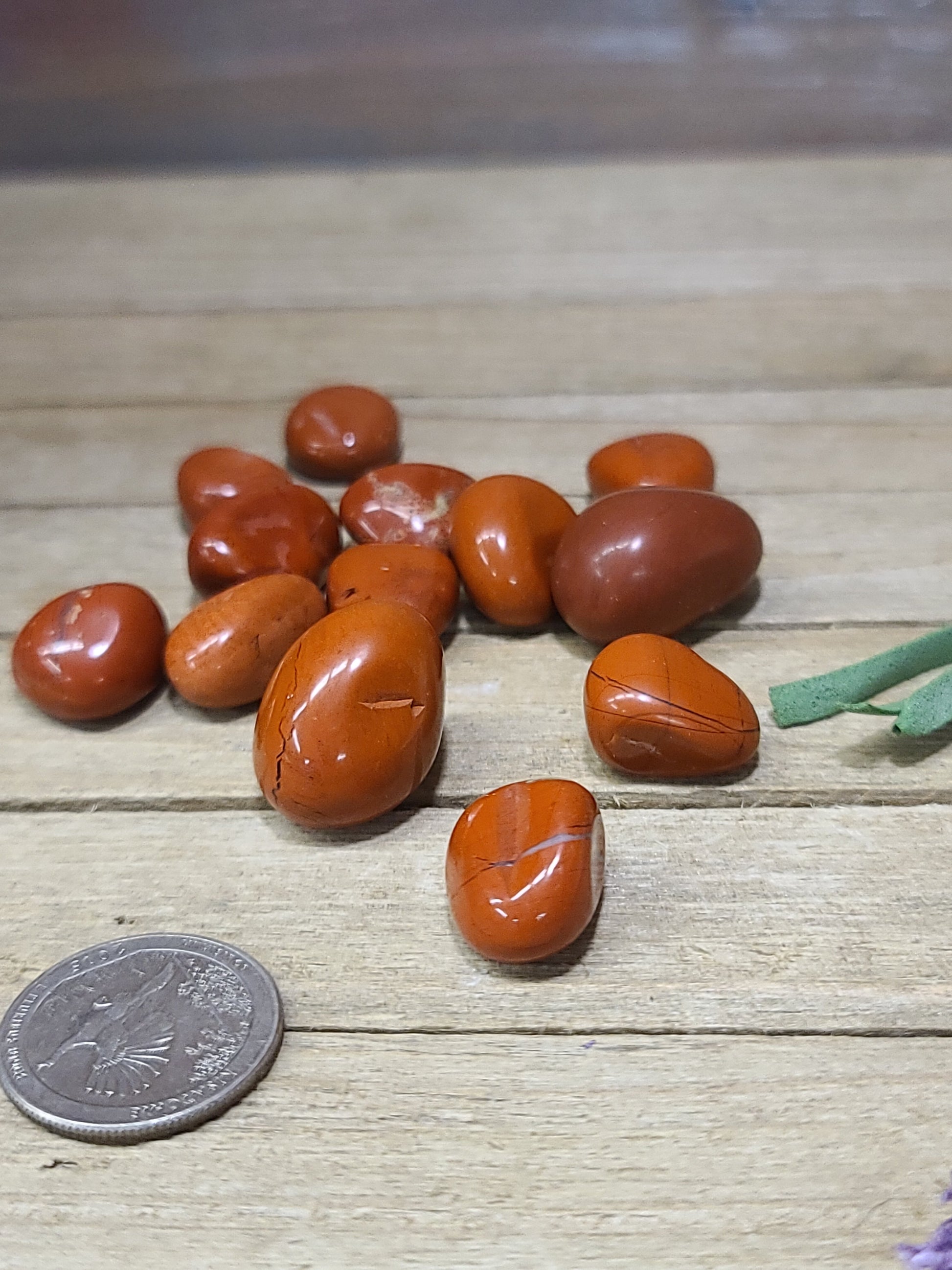 Red Jasper Tumbles - Tumbles
