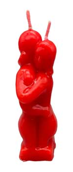 ❤️🔥✨ Red Lovers Candle (5’’) – Passion Romance and Desire Ritual Candle! 💑 - DISCONTINUED