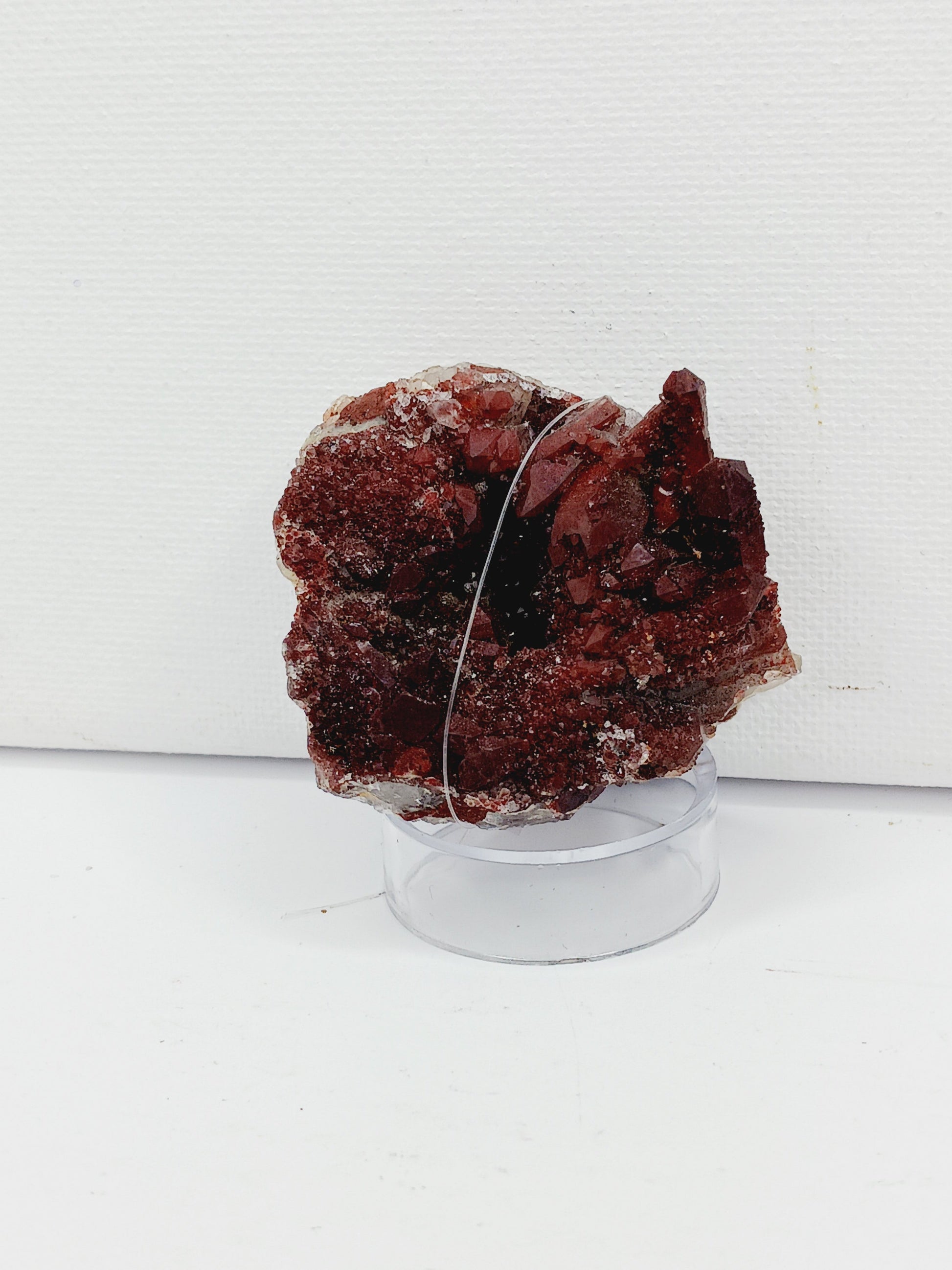🔴✨ Red Quartz Specimen – Vitality Courage and Manifestation 🌟 - Specimens