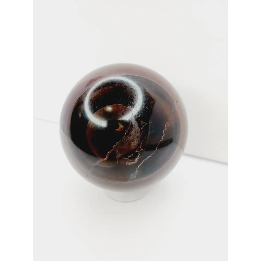 ❤️✨ Red Tigers Eye Sphere – Motivation Confidence and Grounded Energy 🔥 - 1 - Spheres