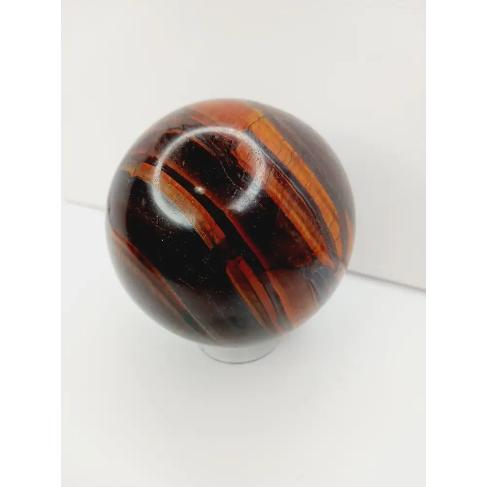 ❤️✨ Red Tigers Eye Sphere – Motivation Confidence and Grounded Energy 🔥 - 1 - Spheres