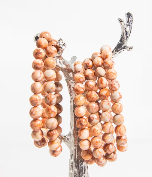 🕸️❤️ Red Web Jasper Bracelet 8mm – Strength Protection and Stability ✨ - OMC BRACELETS