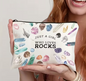🪨✨ Rock Lovers Makeup Bag – Crystal Collector’s Pouch Gemstone Organizer and Everyday Magic! 💄