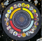 Round Altar Pendulum Pad 8 3/4’’ - Pendulums & Mats