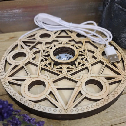 Sacred Geometry Sphere Stand 7’’ Large - STANDS