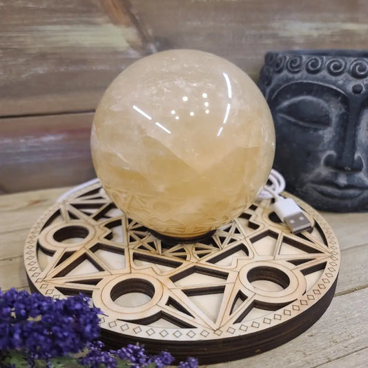 Sacred Geometry Sphere Stand 7’’ Large - STANDS