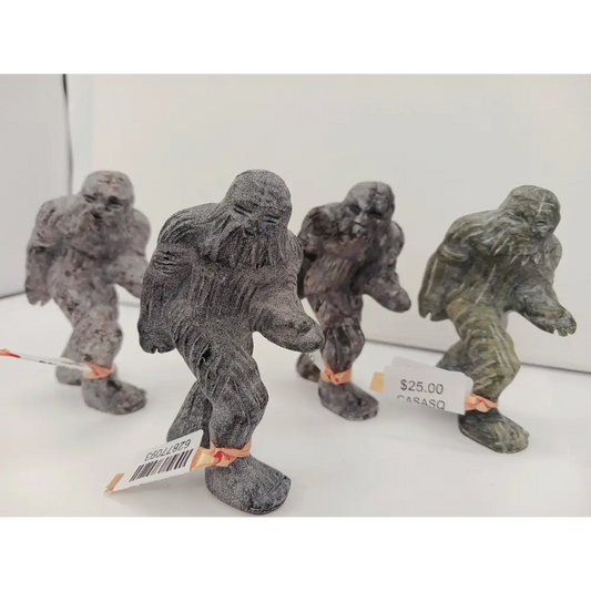 🦶✨ Sasquatch Carving 3.25 Inch (Intuitive Pick Assorted Stones) – Mystery Protection and Wild Wisdom 🌲