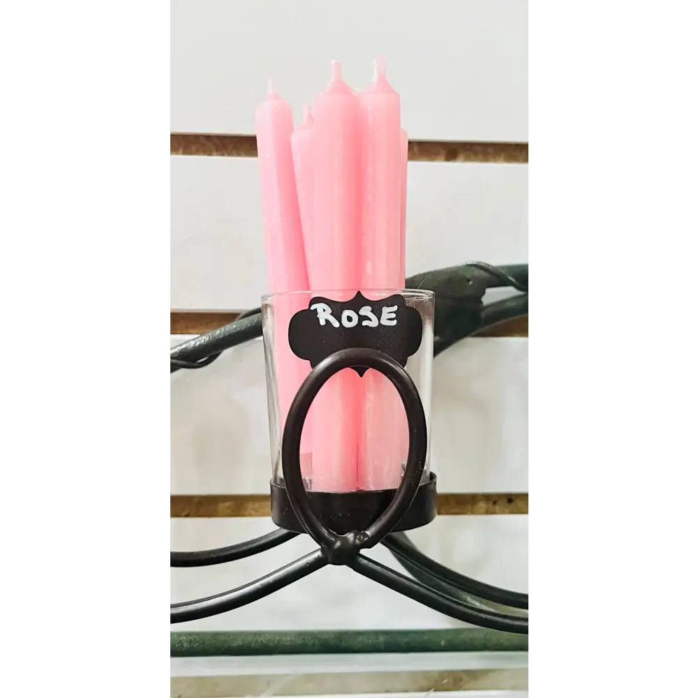 Scented Ritual Candles - Rose - Incense & Burners