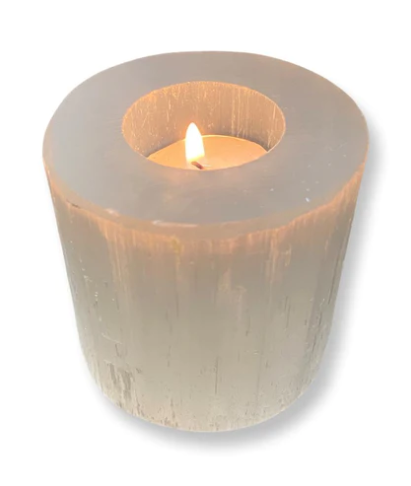 Selenite Candle Holders - Home Decor