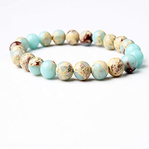 🧡✨ Shoushan Bracelet 8mm – Wisdom Harmony and Prosperity 🌿