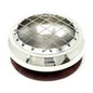 Silver Finish Charcoal Burner with Wood Coaster - Incense & Burners