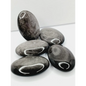 🌟🖤 Silver Sheen Obsidian Palmstone – Reflection and Protection ✨ - PALM