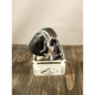 💀 Skull Rings - Green Aventurine & Black and White Calcite (Shamanite) ✨ - Shamanite - Jewelry