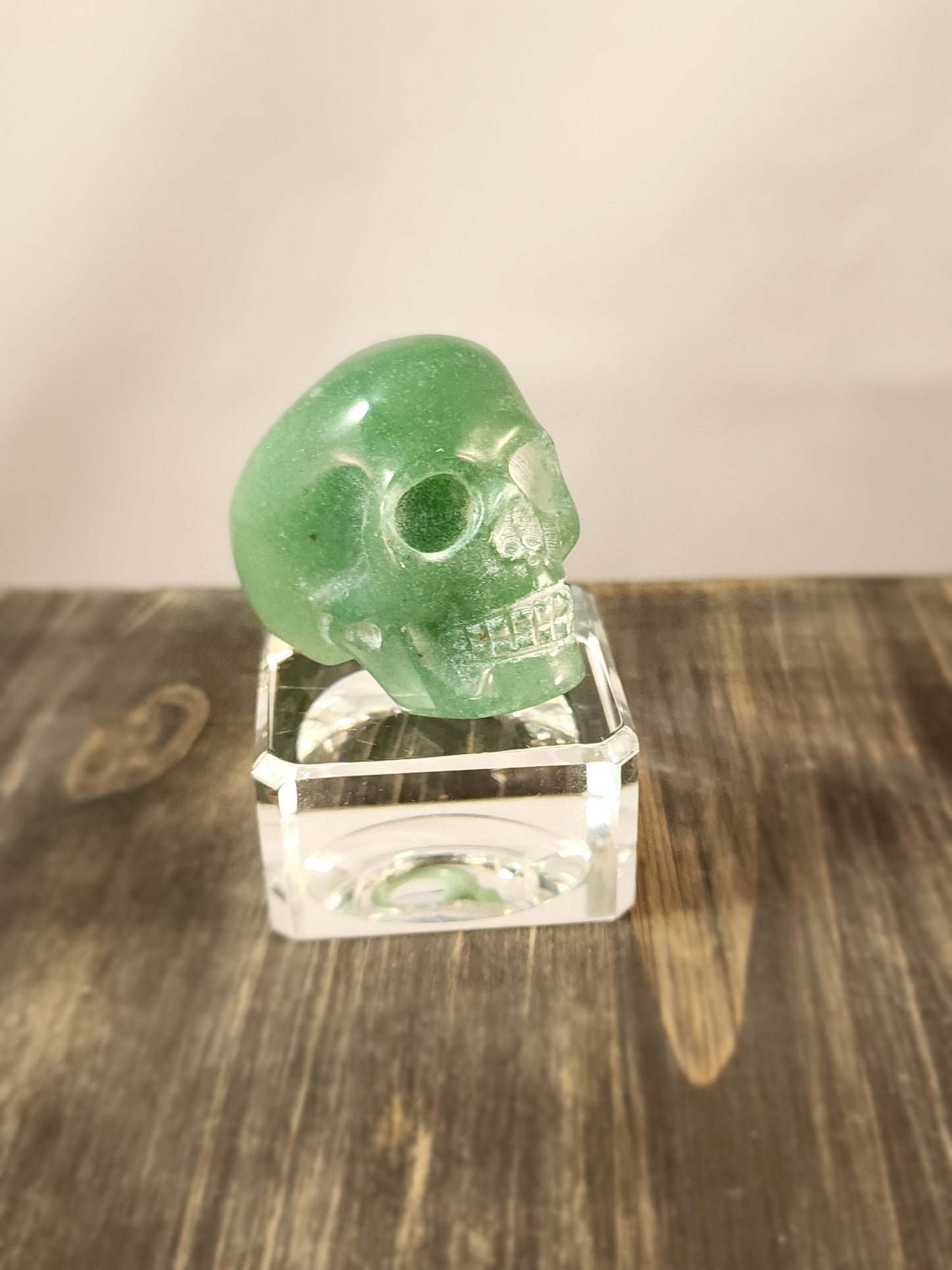 💀 Skull Rings - Green Aventurine & Black and White Calcite (Shamanite) ✨ - Green Aventurine - Jewelry