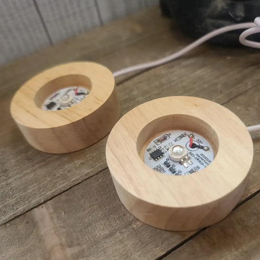 Small Lighted Stand/Base White - LED - STANDS
