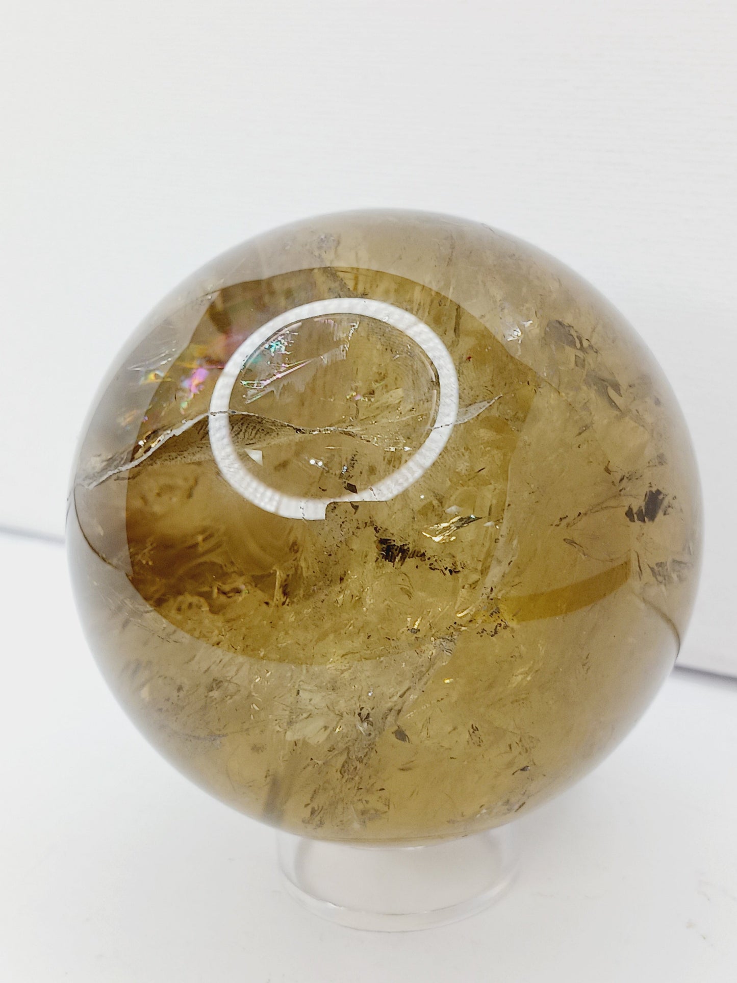 🌞✨ Smokey Citrine Sphere – Manifestation Clarity and Grounded Abundance 🌑 - Spheres