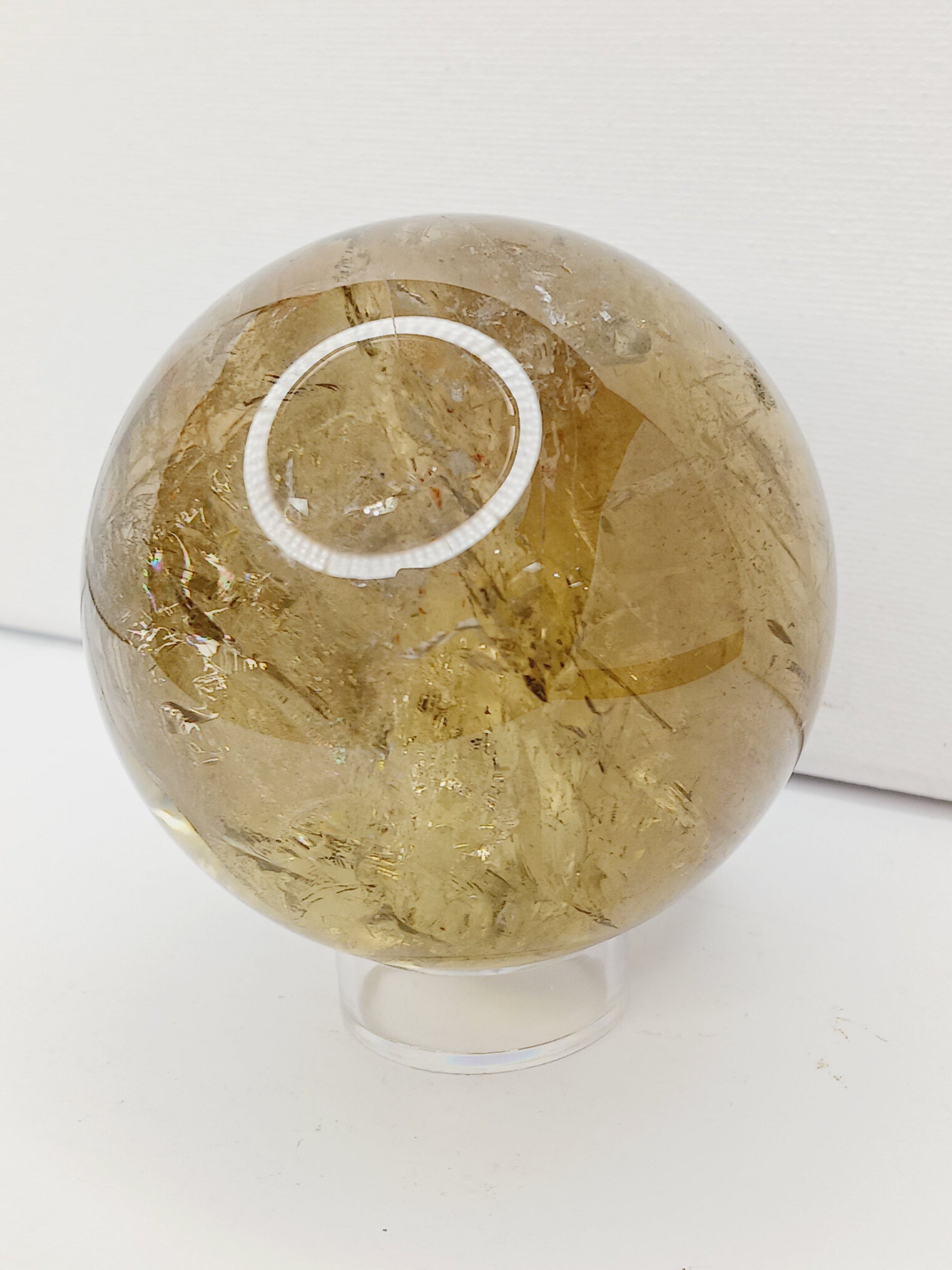🌞✨ Smokey Citrine Sphere – Manifestation Clarity and Grounded Abundance 🌑 - Spheres