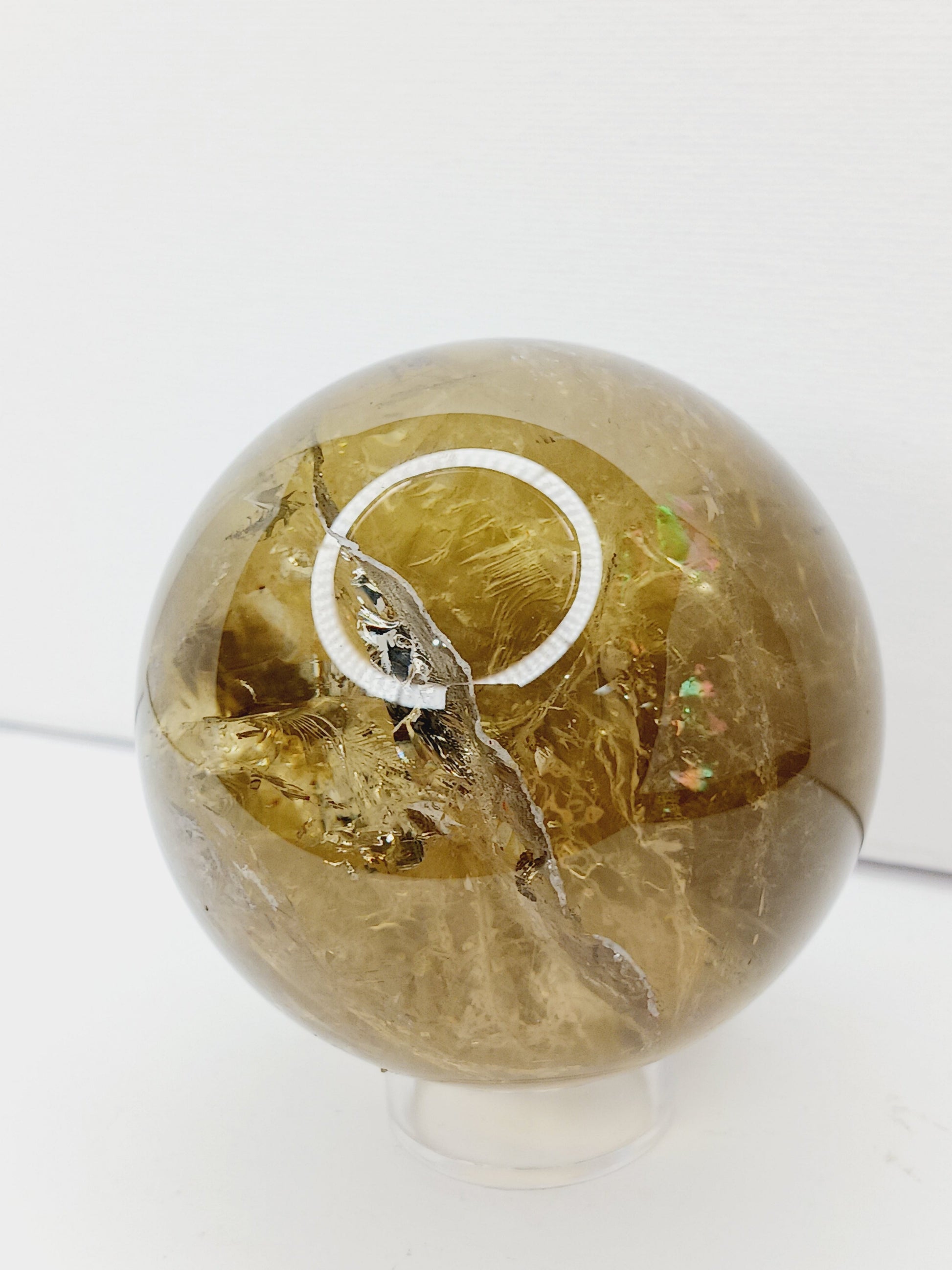 🌞✨ Smokey Citrine Sphere – Manifestation Clarity and Grounded Abundance 🌑 - Spheres