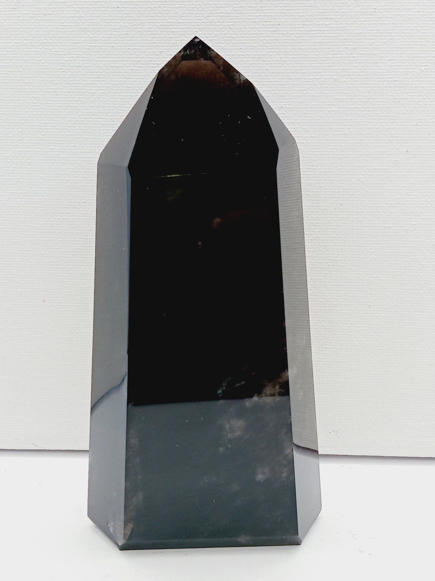 Smokey Ice Obsidian (Apache Tears) - 12 - 5.25’’ - Towers