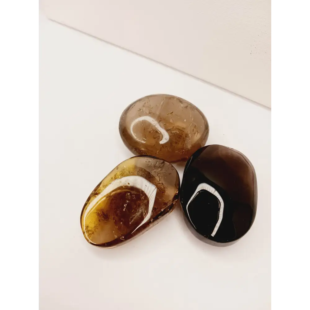 🌌 Smoky Quartz Palmstones - Intuitive Pick 🖤 - PALM