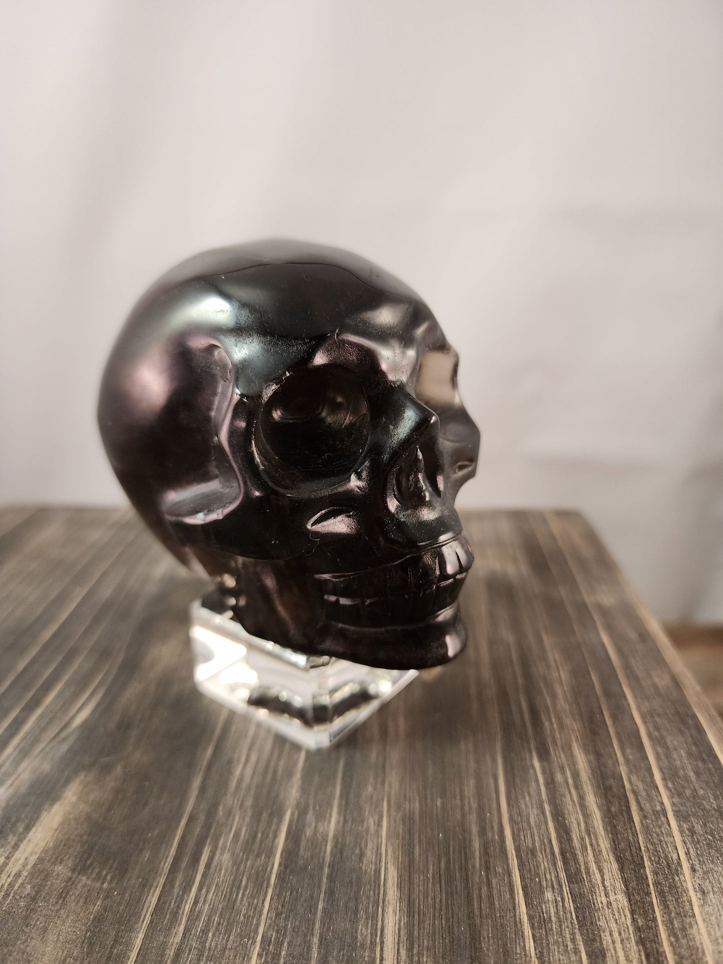 💀🌌 Smoky Quartz Skull 4’’ – Grounding and Spiritual Shield 🌌💀 - Carvings