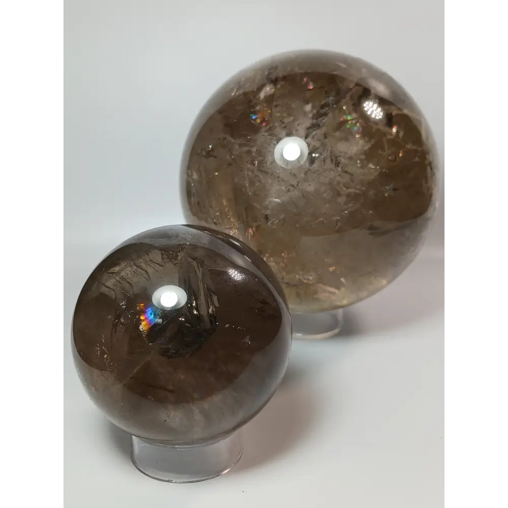 🌫️✨ Smoky Quartz Sphere – Grounding and Gentle Clarity ✨🌫️ - Spheres