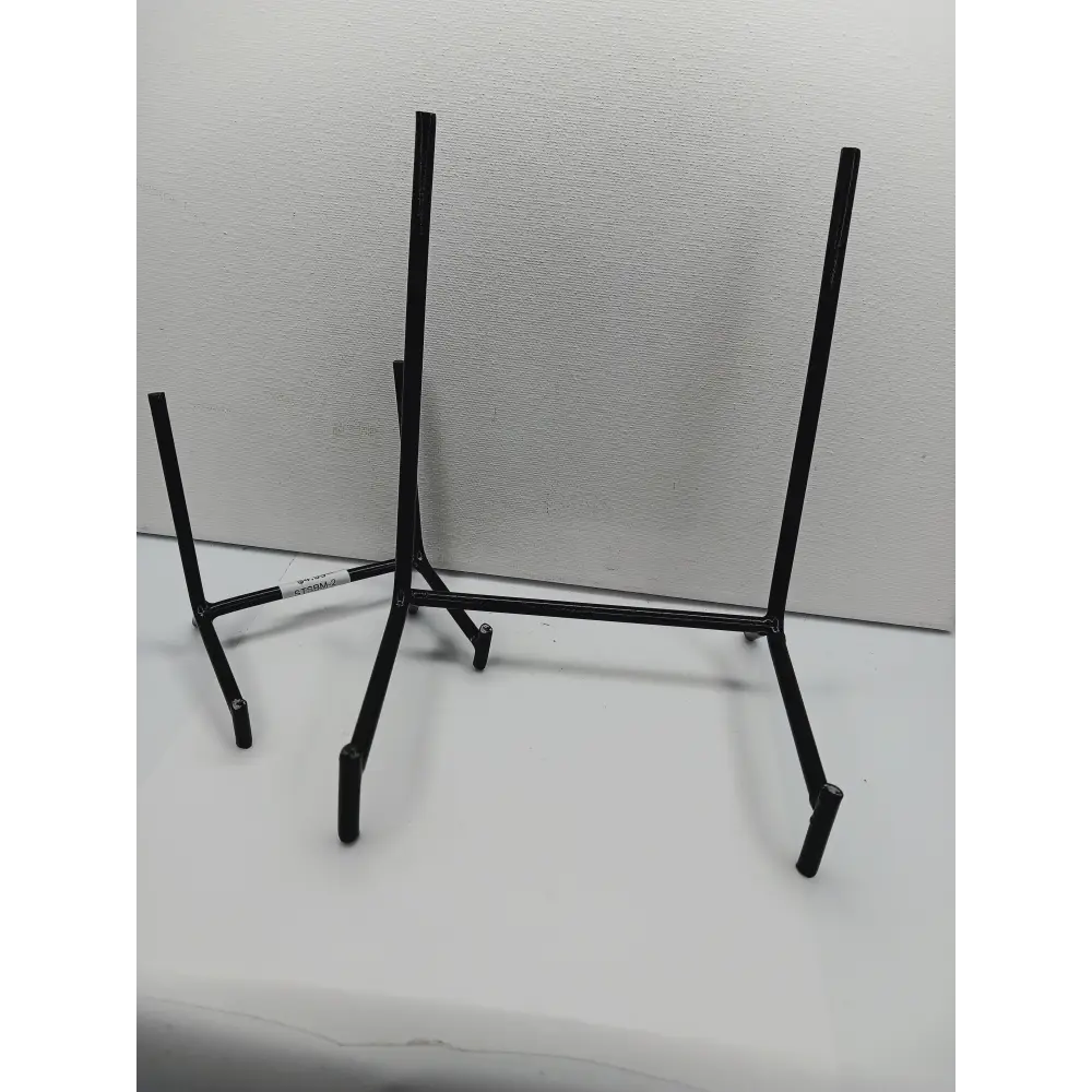 🖤✨ Solid Black Metal Specimen Book or Slab Stand – Two Sizes – Display Protect and Elevate Your Treasures 🌟