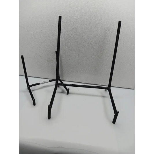 🖤✨ Solid Black Metal Specimen Book or Slab Stand – Two Sizes – Display Protect and Elevate Your Treasures 🌟