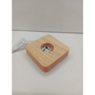 🪵✨ Square Wood Sphere Stand – LED White (Two Styles) – Illuminate Ground and Display Your Treasures 🌟 - Rounded Square